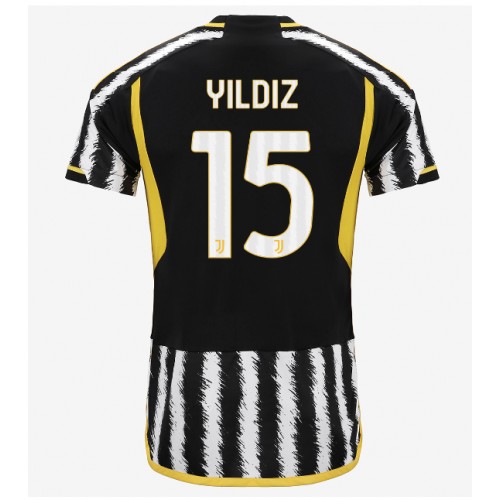 Pánský Fotbalový dres Juventus Kenan Yildiz #15 2023-24 Domácí Krátký Rukáv